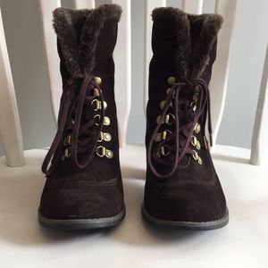 Clark’s indigo ankle boots